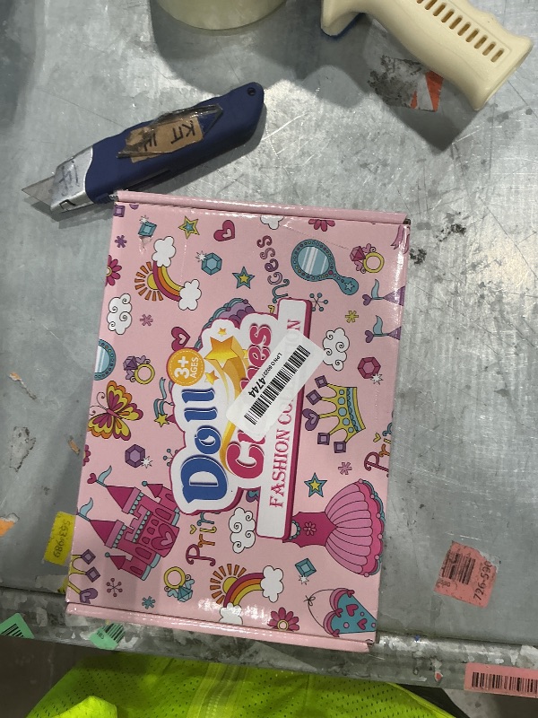 View 2 of ?195 Pcs Doll Clothes and Accessories Kit, Include Princess Gowns, Fashion Skirt, Slip Dresses, Tops, Pants, Bikini Swimsuits, Shoes, Crowns, Necklaces, Glasses, Hangers in Gift Box for 11"-12" Dolls
