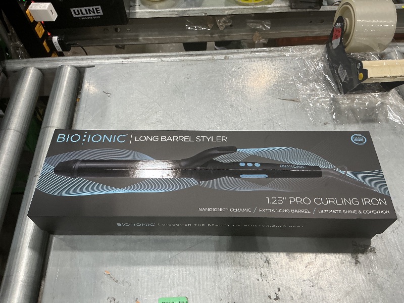 View 3 of Bio Ionic Long Barrel Curling Iron, Moisture Heat Technology & NanoIonic MX