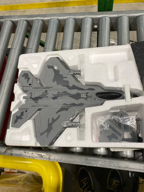 View 3 of [SOLD FOR PARTS] Leopmase RC Plane 4 Channel Remote Control Airplane - F-22 RC Airplane for Beginners Adult with Xpilot Stabilization System & Aerobatic, Two Batteries - Remote Control Plane Gift for Kids