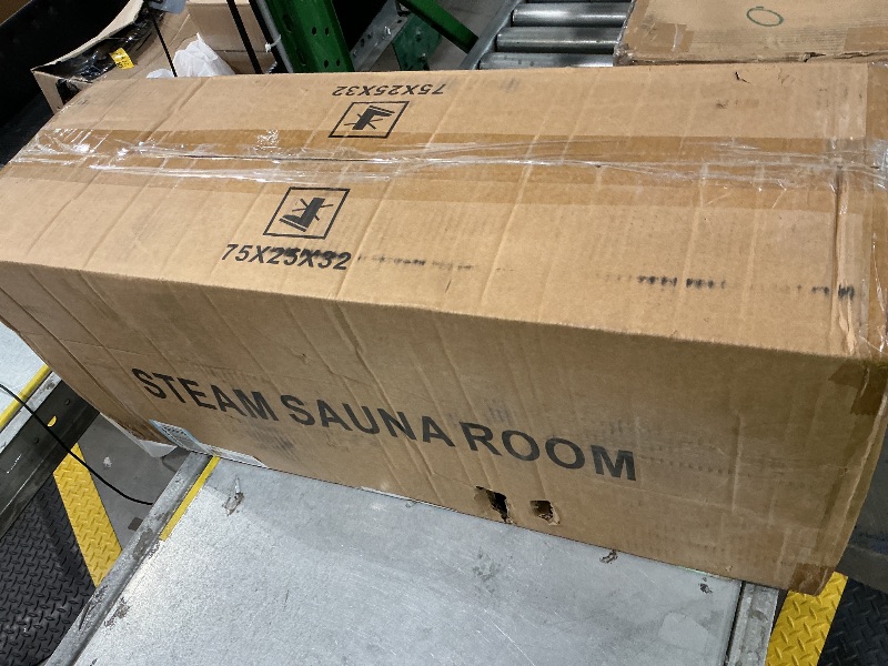View 2 of *** The steam unit is missing. *** MUTAMA Portable Steam Sauna Box - 3L 1400W