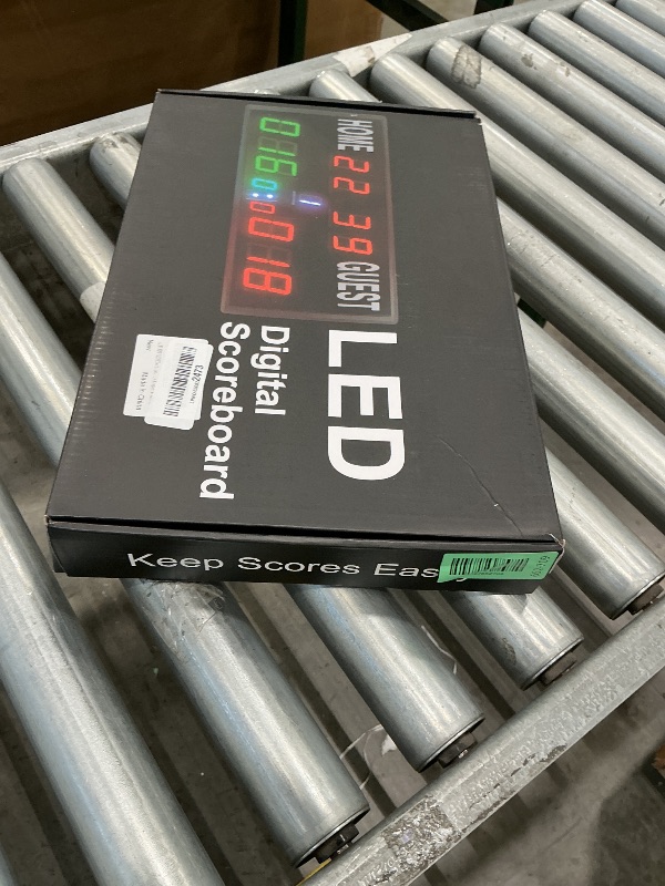 View 2 of [SOLD FOR PARTS] ALFUFBW LED Electronic Scoreboard with Remote