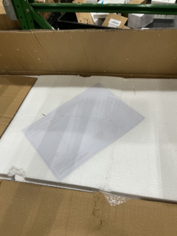 View 3 of **View Clerk Notes**AMARTIZ Arc Floor Lamp - 70" Orange Acrylic, Marble Base