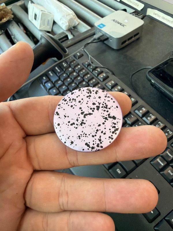View 3 of [Missing Base] PopSockets Phone Grip for MagSafe, Plum Speckle