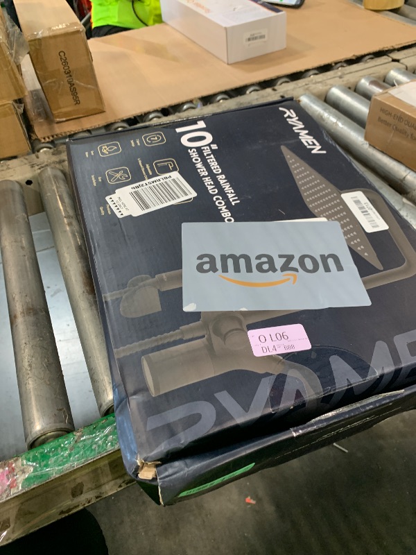 Photo 1 of ** LEAKS*****07/25 SOLD FOR PARTS // FINAL SALE *** Ryamen Upgraded Dual Shower Heads Combo, 10 inch Filtered Shower Head with Handheld, 3-Way Rain Shower Head with Filters, 7 Settings Handheld Spray, High Pressure, Height Adjustable (Black)