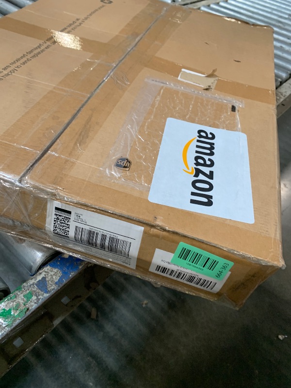 Photo 1 of ** DOES NOT WORK Does not raise and lower*****07/31 SOLD FOR PARTS // FINAL SALE *** YOLEZO Electric Overbed Table with Hidden Wheels, Height Adjustable Mobile Sit-Stand Bedside Desk, Rolling Laptop Desk for Bed, Sofa & Hospital Use(24" x 16", White)