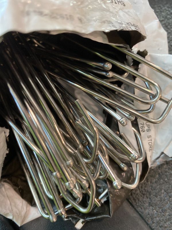 Photo 1 of 100 Pcs Stainless Steel Curtain Pleat Hook, Dveda Drapery Hooks Traverse Pleater, Curtain Pleater Tape Hooks, 4 Prongs Pinch Pleat Clips Hooks for Window Door Bathroom Curtain