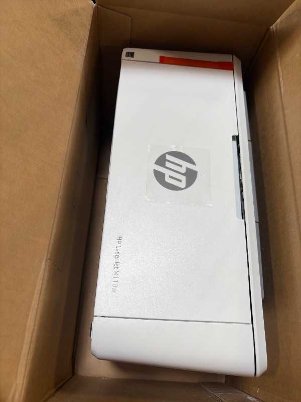 Photo 1 of HP LaserJet M110w Wireless Black & White Printer, Print, Fast speeds, Easy Setup, Mobile Printing, Best-for-Small Teams