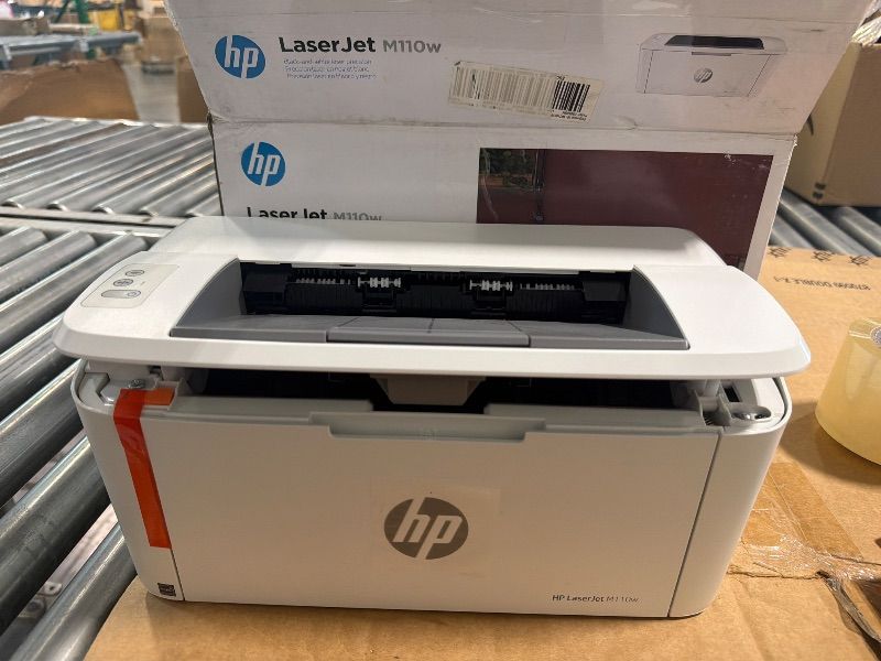 Photo 1 of HP LaserJet M110w Wireless Black & White Printer, Print, Fast speeds, Easy Setup, Mobile Printing, Best-for-Small Teams