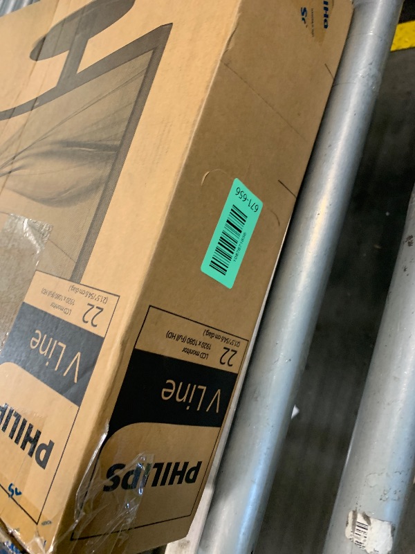 Photo 1 of *** SOLD AS PARTS//FINAL SALE 07/27/26
Philips 221V8LB 22 inch Class Thin Full HD (1920 x 1080) Monitor, 100Hz Refresh Rate, VESA, HDMI x1, VGA x1, LowBlue Mode, Adaptive Sync, 4 Year Advance Replacement Warranty