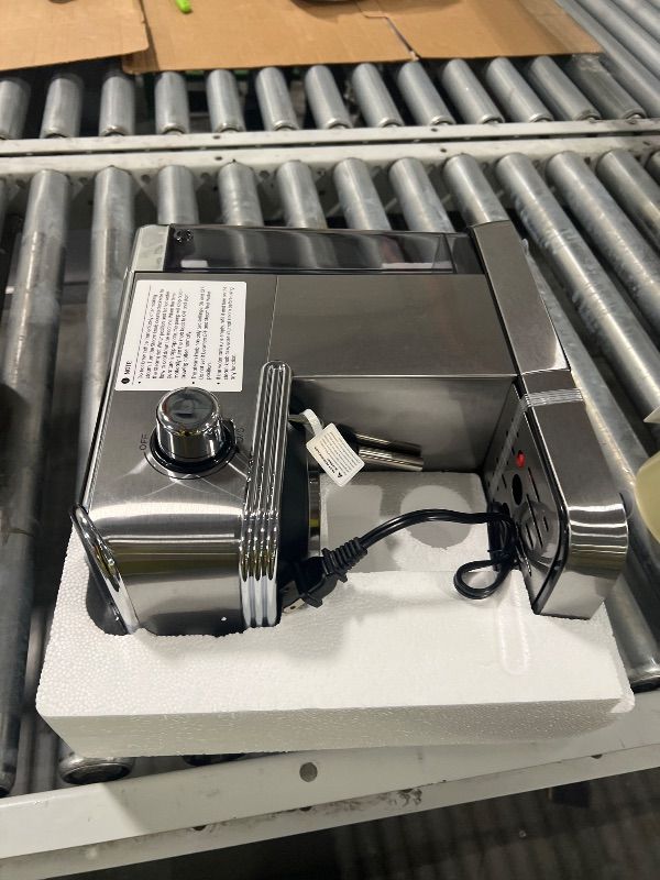 Photo 1 of ** MISSING HANDLE ** COWSAR 20 Bar Espresso Machine, Compact Espresso Maker with Steam Milk Frother, Stainless Steel Coffee Machine with 45oz Removable Water Tank, for Cappuccino,Latte&Cold Brew Home&Office