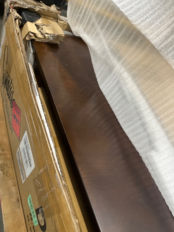Photo 1 of ***UPDATED8/2*** Signature Design by Ashley Bennox 6 Piece Dining Set with Upholstered Bench, Table & 4 Upholstered Chairs, Seats 6, Wood, Brown