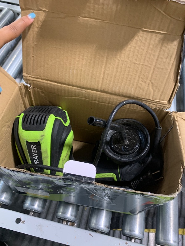 Photo 1 of 1000W High Power Paint Sprayer, Electric HVLP Spray Paint Gun with Adjustable Width Knob, 4 Nozzles & 3 Patterns, Easy to Clean for Furniture, Home Interior, House Painting(Green)