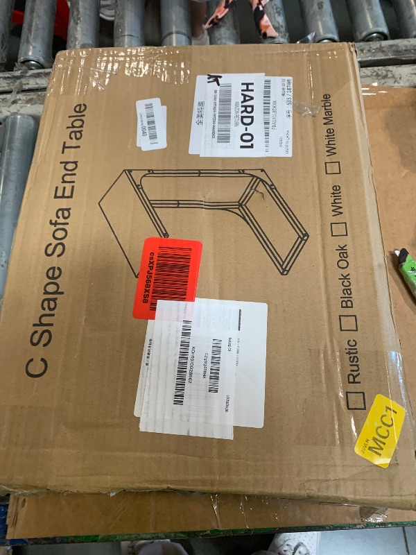 Photo 1 of [DAMAGED]
RISWER C-Shaped Side Table - Set of 2, Greige