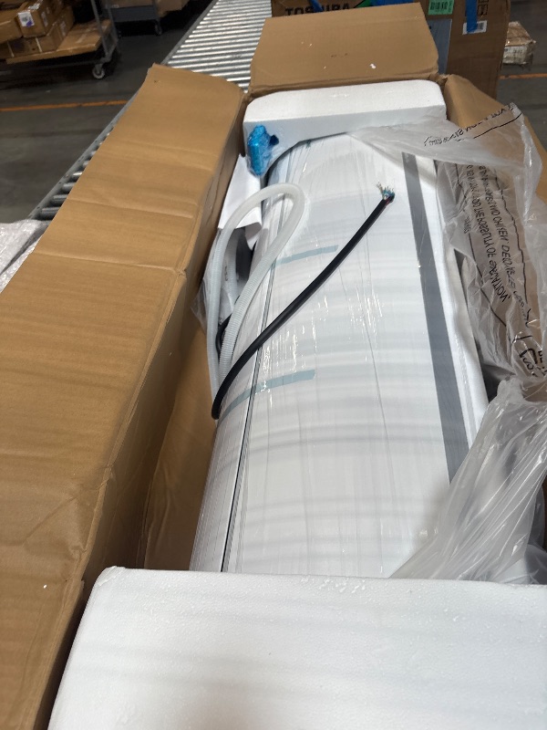 Photo 1 of )**** MISSING OUTSIDE FAN ***** YITAHOME 24000 BTU Mini Split Air Conditioner Heat Pump System, Wifi Enabled 18.5 SEER2 208-230V Inverter Ductless AC Cool Up to 1500 Sq. Ft, Compatible with Alexa, Complete Installation Kit, White