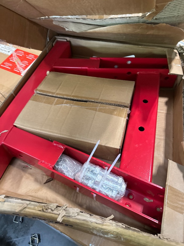 Photo 4 of ***PRODUCT SIMILAR TO***Sunex Tools 7793B 1,000 lb Telescopic Transmission Jack, Hydraulic, Foot Pump Operated, Tilt Saddle with Chain Tie-Down, 74.2 in Max Height