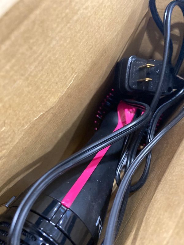 View 3 of [HEAVILY USED] REVLON One-Step Volumizer Hair Dryer and Styler – Easy Salon-Style Blowouts – Less Frizz, More Shine, and Reduced Heat Damage, for All Hair Types and Lengths (Black)