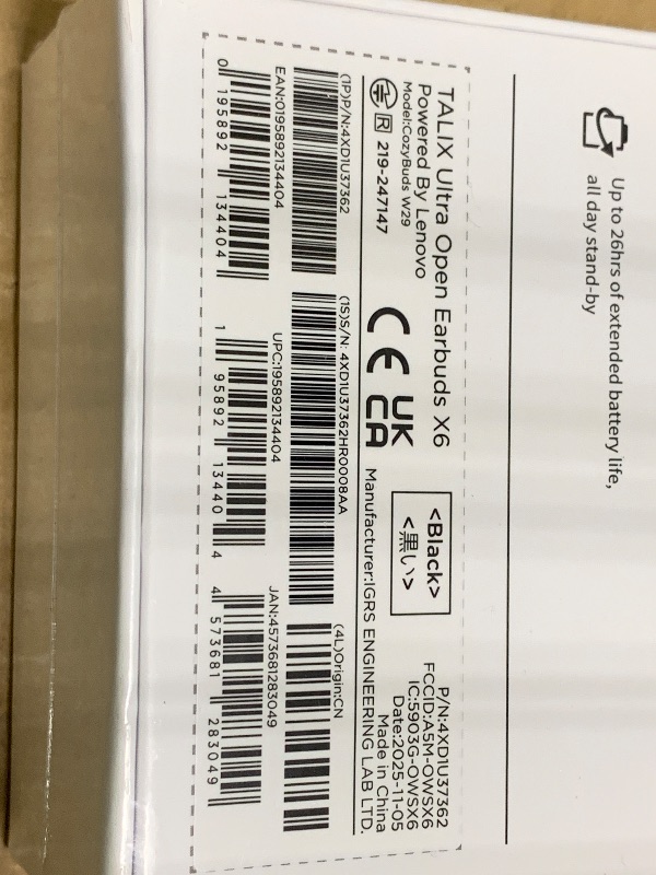 View 3 of *** NEW FACTORY SEALED *** TALIX X6 Open-Ear Earbuds