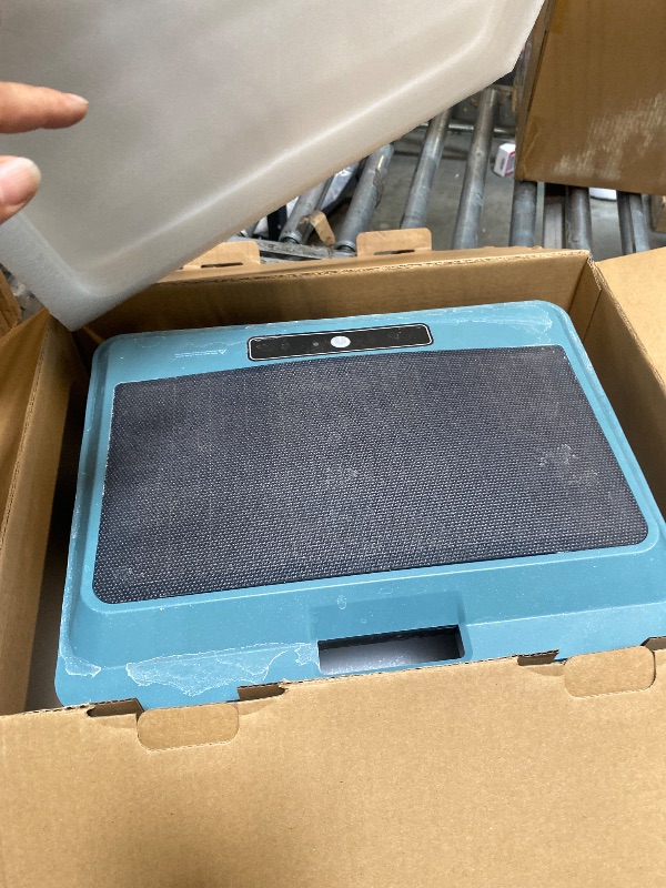 View 4 of [Battery Defective] Poofata F1T Solar Powered Robotic Pool Skimmer Surface Cleaner with APP Support Dual Charging Options Smart Obstacle Avoidance 24/7 Continuous Cleaning Ideal for Above Ground Pool