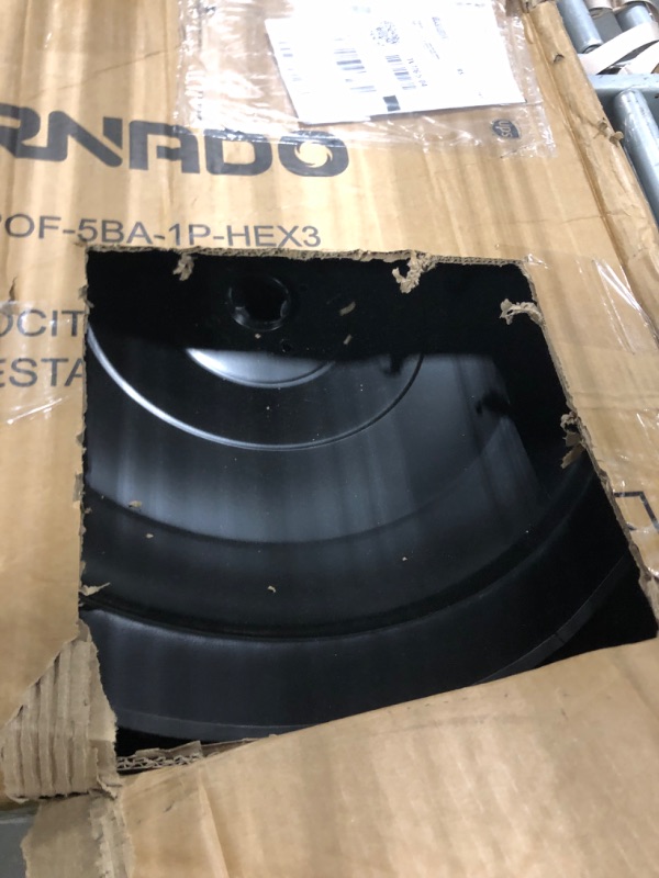 View 3 of [SOLD FOR PARTS] Tornado 20'' High Velocity Oscillating Pedestal Fan – 5250 CFM, Water-Resistant, Heavy Duty Metal Stand Fan for Commercial & Industrial Use
