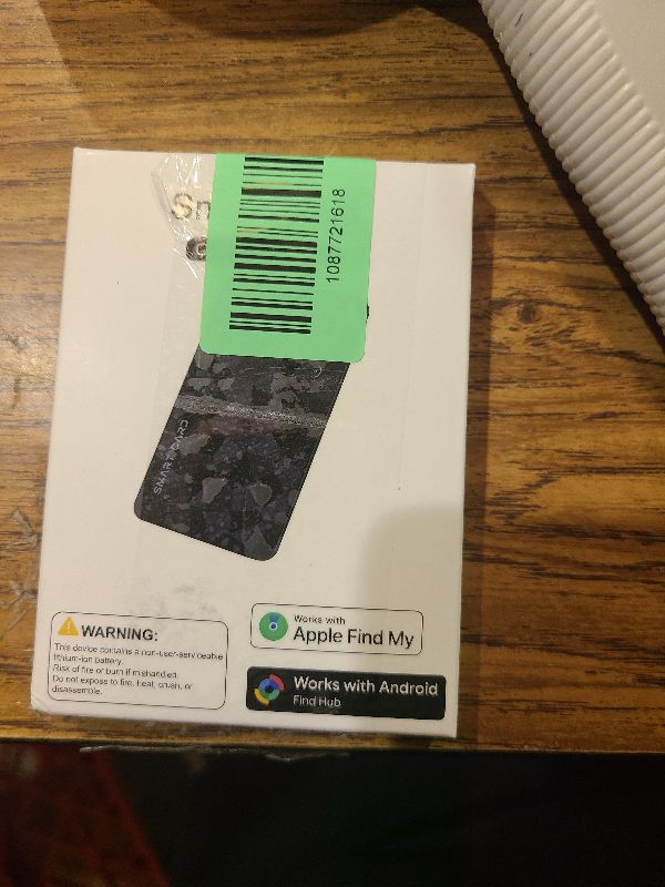 Photo 1 of 2026 Wallet Tracker Card (iOS and Android) Slim Tracking Card, 6-12 Years Battery Bluetooth Smart Card, Work with Apple Find My & Google Find Hub, GPS Locator for Luggage, Passports, Keys, Backpack