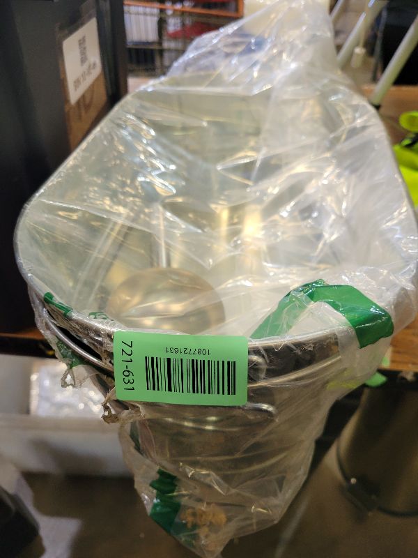 Photo 1 of 2 Pack 4 Gallon Galvanized Tub Ice Buckets for Parties Portable Beverage Tub with Handles Champagne Bucket Metal Ice Buckets for Cocktail Bar with Ice Scoop