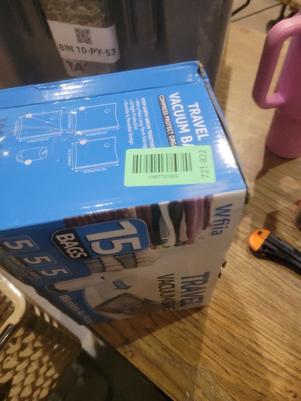 Photo 1 of 15+1 Packs Vacuum Bags for Travel with Rechargeable Pump, 3 Sizes Vacuum Seal Bags for Clothing, Compression Vacuum Travel Bags for Luggage, Vacuum Packing Bags for Closet Organization