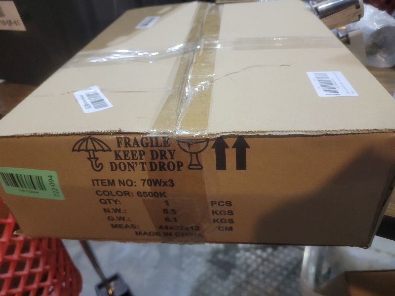 Photo 1 of 21000Lumen LED Work Lights with Stand, 3Head Portable Work Light 16ft Cord