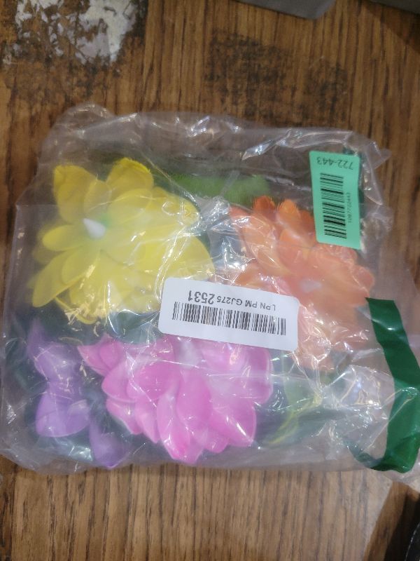 Photo 1 of 14 PCS Diwali Waterproof Floating Lotus Light - Floating Flower Light Battery Operated Water Activated Muiti-Color RGB Pool Flower Lamp Wedding,Anniversary,Father's Day graduation Garden Decoration