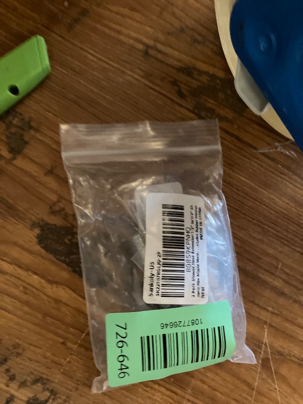 Photo 1 of 2 Pack Shower Hose Extension 1/2 Inch to 1/2 Inch