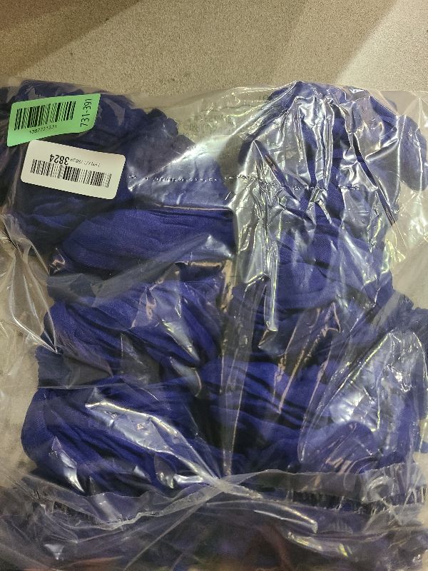 Photo 1 of 2 Pack 120 Inch Royal Blue Cheesecloth Table Runner Boho Rustic Gauze Sheer Romantic 10 FT Long Cheese Cloth Table Runner for Bridal Baby Shower Wedding Party Birthday Holiday Home Easter Decor