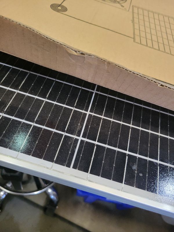 Photo 1 of 25W Solar Exhausted Fan with Battery, 7.1" Solar Powered Ventilation Fan