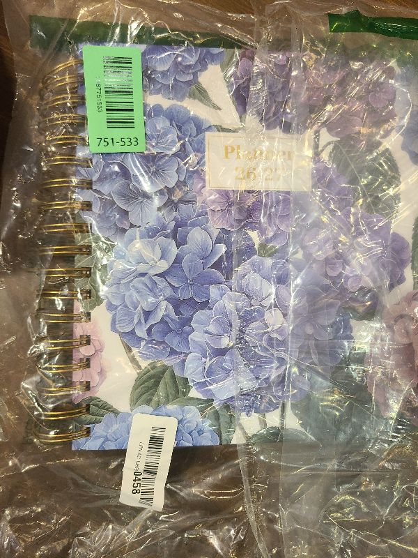 View 2 of 18 Month Planner 2026-2027 Weekly & Monthly Starting in Jul 2026 Hydrangea