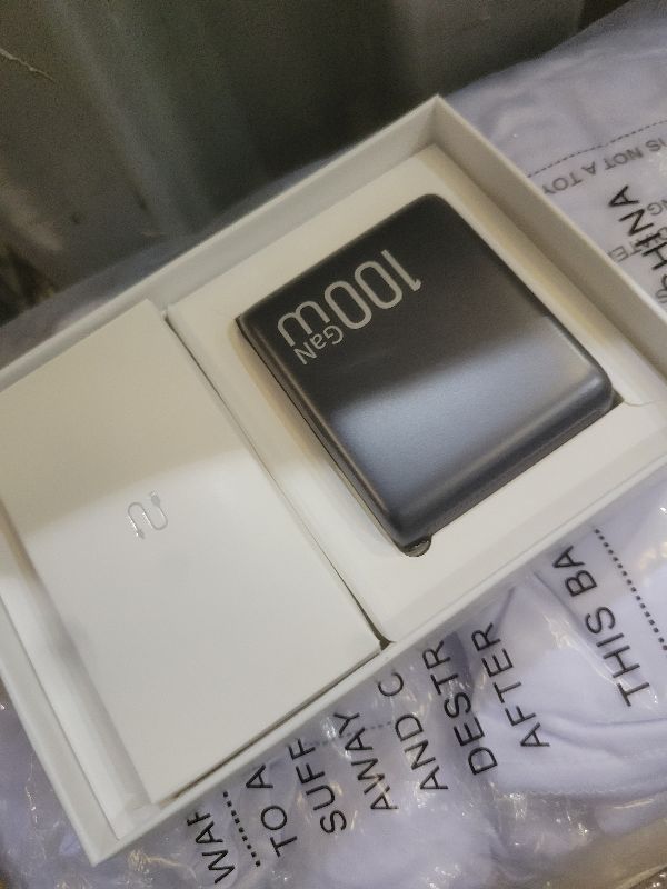 Photo 1 of 100W USB C Charger Block,3-Port PD PPS GaN Compact Foldable Plug,Smart Display Touch Control,Fast Charger with 5ft Cable for MacBook Pro/Air, iPad Pro, iPhone 17/16/15 Series,Pixel 9/8 Series,Laptop