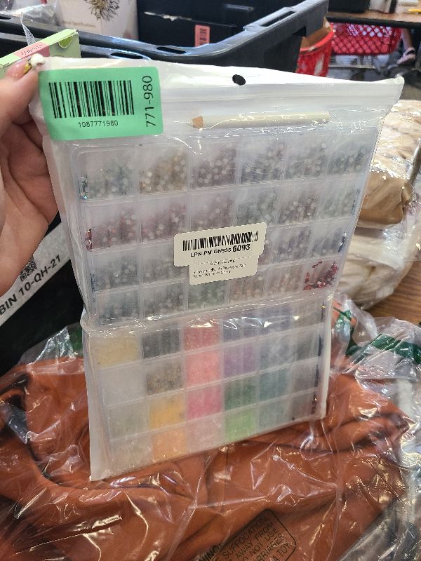Photo 1 of 48000Pcs Resin Jelly Rhinestones for Crafting, Bedazzling Kit with Flatback Gems Rhinestones, 48 Color 3mm Flatback Gems for Diamond Art DIY Crafts Clothing Shoes Nail Art Decoration