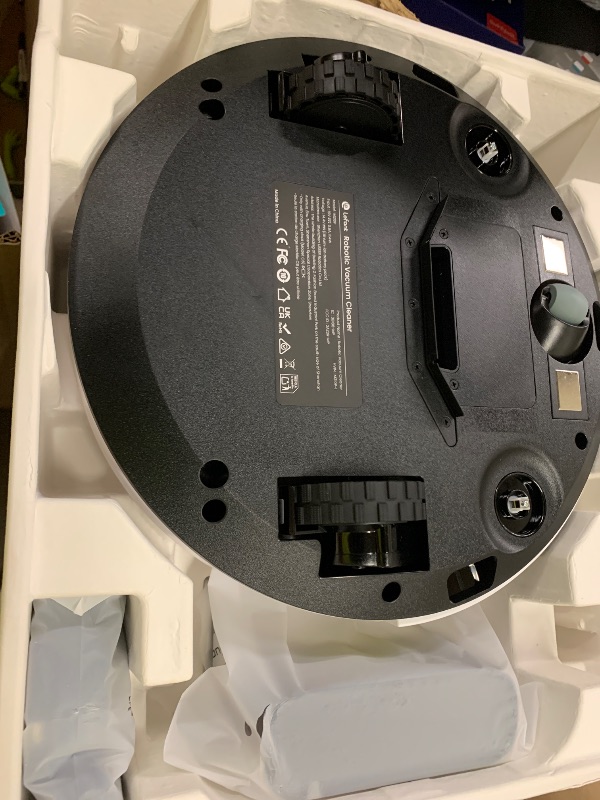 Photo 1 of Lefant M210 Pro Robot Vacuum with 2200 Pa Powerful Suction, 6 Cleaning Modes, 120 Mins Runtime, Quiet, Self-Charging, Voice Control, Ideal for Pet Hair and Hard Floor, White