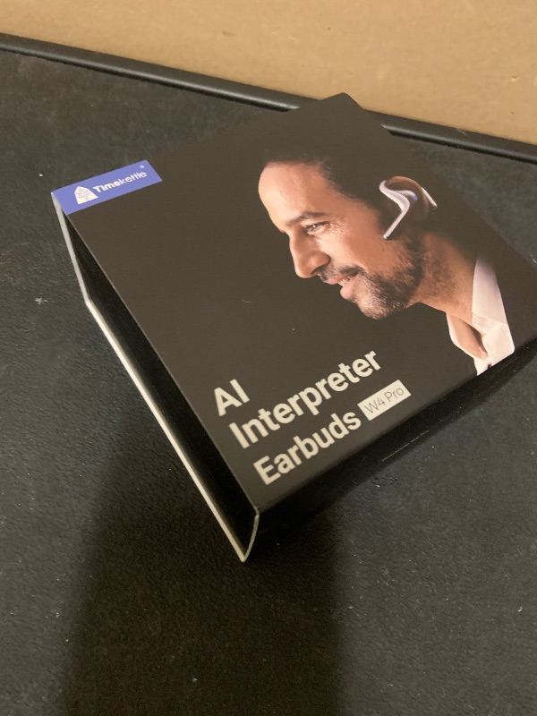 Photo 1 of Timekettle W4 Pro AI Interpreter Earbuds, Real-Time Bidirectional Voice Translation,50+ Languages, Video and Call Bluetooth Translator,for Business, Compatible with iOS/Android Gray