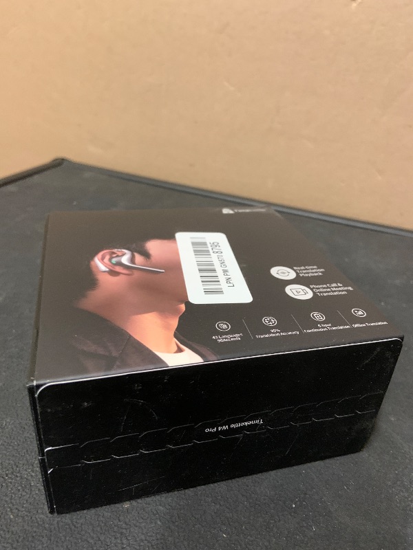 Photo 1 of Timekettle W4 Pro AI Interpreter Earbuds, Real-Time Bidirectional Voice Translation,50+ Languages, Video and Call Bluetooth Translator,for Business, Compatible with iOS/Android Gray