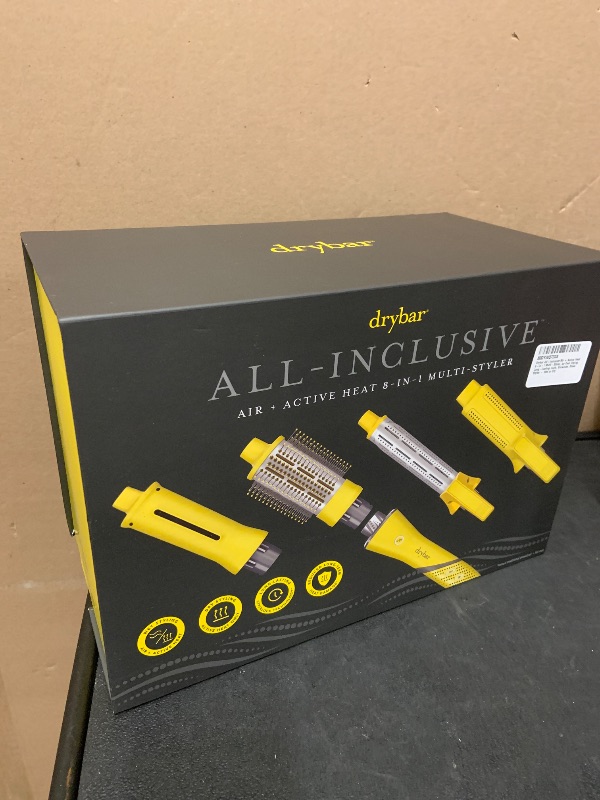 Photo 1 of Drybar All-Inclusive Air + Active Heat 8-in-1 Multi-Styler, for Fast Drying, Long-Lasting Curls, Blowouts, Sleek Styles - Wet or Dry Styling Made Easy, 120V