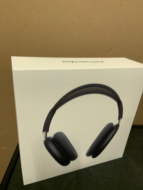 Photo 1 of Apple AirPods Max Wireless Over-Ear Headphones, Pro-Level Active Noise Cancellation, Transparency Mode, Personalized Spatial Audio, USB-C Charging, Bluetooth Headphones for iPhone - Midnight