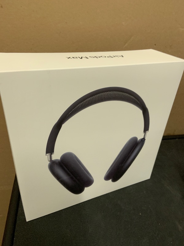 Photo 1 of Apple AirPods Max Wireless Over-Ear Headphones, Pro-Level Active Noise Cancellation, Transparency Mode, Personalized Spatial Audio, USB-C Charging, Bluetooth Headphones for iPhone - Midnight