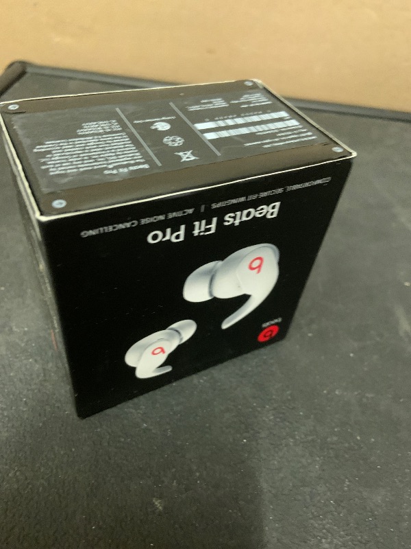 Photo 1 of Beats Fit Pro (1st Gen) - True Wireless Noise Cancelling Earbuds - Active Noise Cancelling - Sweat Resistant Earphones, Compatible with Apple & Android, Class 1 Bluetooth® - Beats White