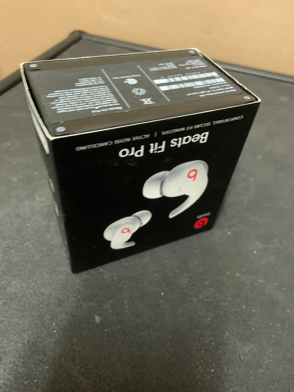 Photo 1 of Beats Fit Pro (1st Gen) - True Wireless Noise Cancelling Earbuds - Active Noise Cancelling - Sweat Resistant Earphones, Compatible with Apple & Android, Class 1 Bluetooth® - Beats White