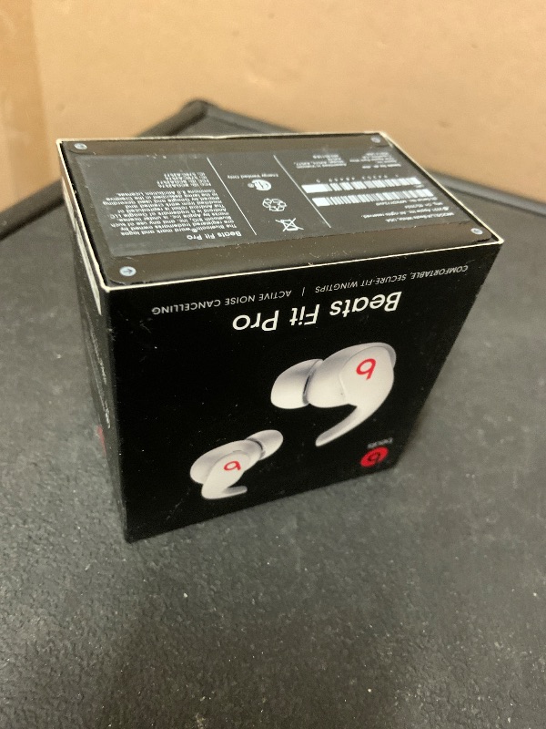 Photo 1 of Beats Fit Pro (1st Gen) - True Wireless Noise Cancelling Earbuds - Active Noise Cancelling - Sweat Resistant Earphones, Compatible with Apple & Android, Class 1 Bluetooth® - Beats White
