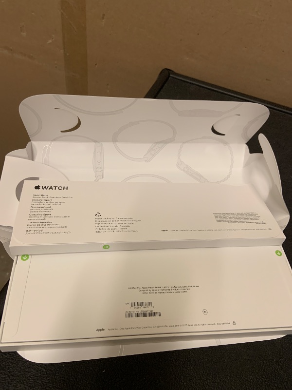 Photo 1 of Apple Watch Series 11 [GPS 42mm] Smartwatch with Jet Black Aluminum Case with Black Sport Band - S/M. Sleep Score, Fitness Tracker, Health Monitoring, Always-On Display, Water Resistant