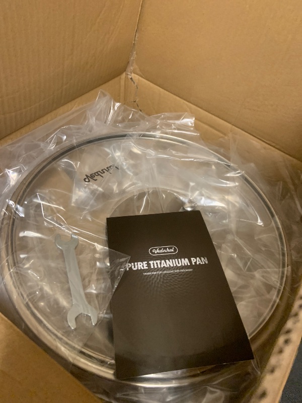Photo 1 of VEDNHOL Titanium Pans set, 8+10+12Inch Pure Titanium Hammered Pro with Two Lids, Non-Toxic Skillet for Cooking, PFAS/PFOA/PTFE Free Cookware, Dishwasher&Oven Safe, Kitchen Induction Compatible