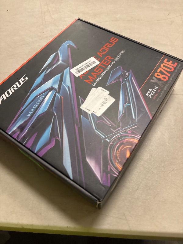 View 2 of GIGABYTE X870E AORUS Master AMD AM5 LGA 1718 Motherboard, ATX, DDR5, 4X M.2, PCIe 5.0, USB4, WIFI7, 5GbE LAN, EZ-Latch, 5-Year Warranty