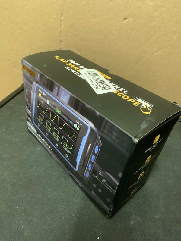 Photo 1 of FNIRSI 2C53P Handheld Tablet Oscilloscope Multimeter DDS Signal Generator 3 in 1, 2CH Automotive Oscilloscope Multimeters with 50Mhz Bandwidth, 19999 Counts, 250MS/s Sampling, 4.3 inch Touch Screen