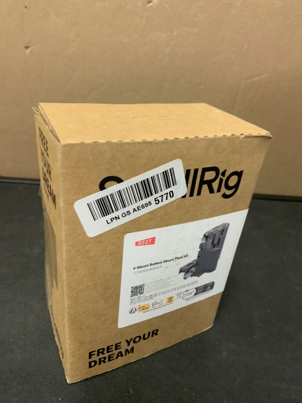 Photo 1 of SMALLRIG Upgraded V Mount Battery Plate Kit, w/ QR Plate for Arca, LCD Screen Protector & Cable Clips, D-Tap & USB-C Supply, All-in One Camera Video Rig for Mirrorless/DSLR, for NEEWER V Mount Battery