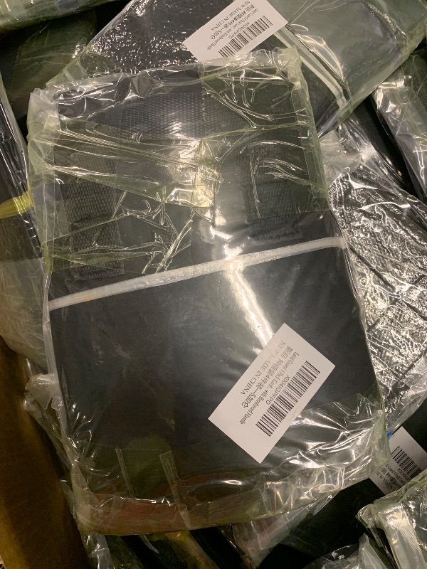 Photo 1 of WHOLE PALLET ‘ LAND GUARD 4-PACK FABRIC GROW BAGS 5 GALLON, THICKENED NONWOVEN GARDEN POTS, GROWING BAGS WITH HANDLES, BLACK SOLD AS IS** COSTUMER MUST LOAD IT SELF***