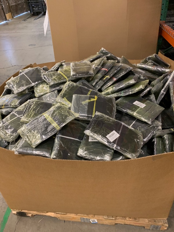 Photo 1 of WHOLE PALLET ‘ LAND GUARD 4-PACK FABRIC GROW BAGS 5 GALLON, THICKENED NONWOVEN GARDEN POTS, GROWING BAGS WITH HANDLES, BLACK SOLD AS IS** COSTUMER MUST LOAD IT SELF***